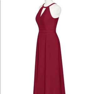 Azazie Melody Burgundy size A0 Bridesmaid Dress